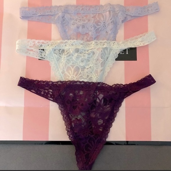 Victoria's Secret Other - 🔥Flash Sale🔥3 New Victoria’s Secret very sexy lace V-string panties bundle